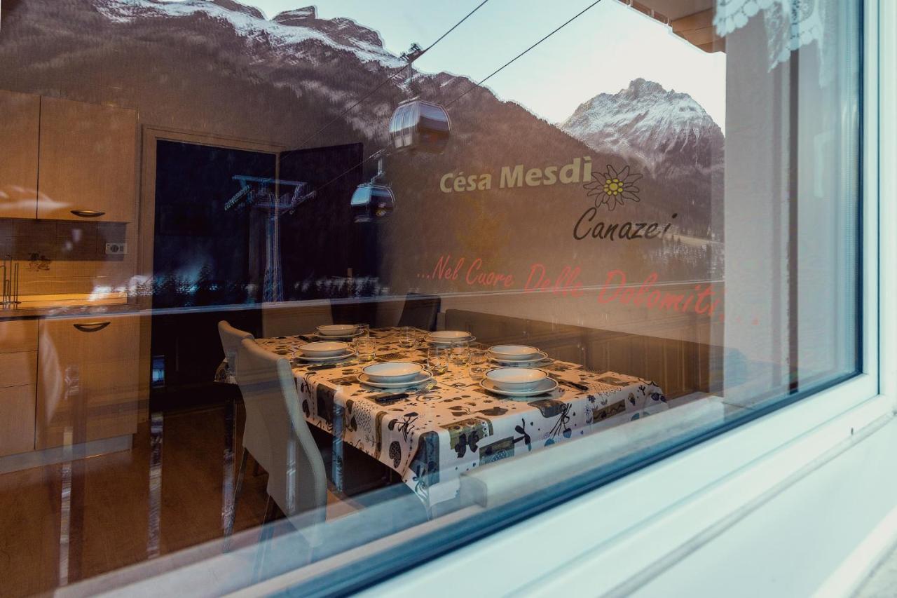 Apartmán Cesa Mesdi Canazei Exteriér fotografie